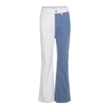 Women Fashion High Waist Jeans Pant Pants W21P0564859