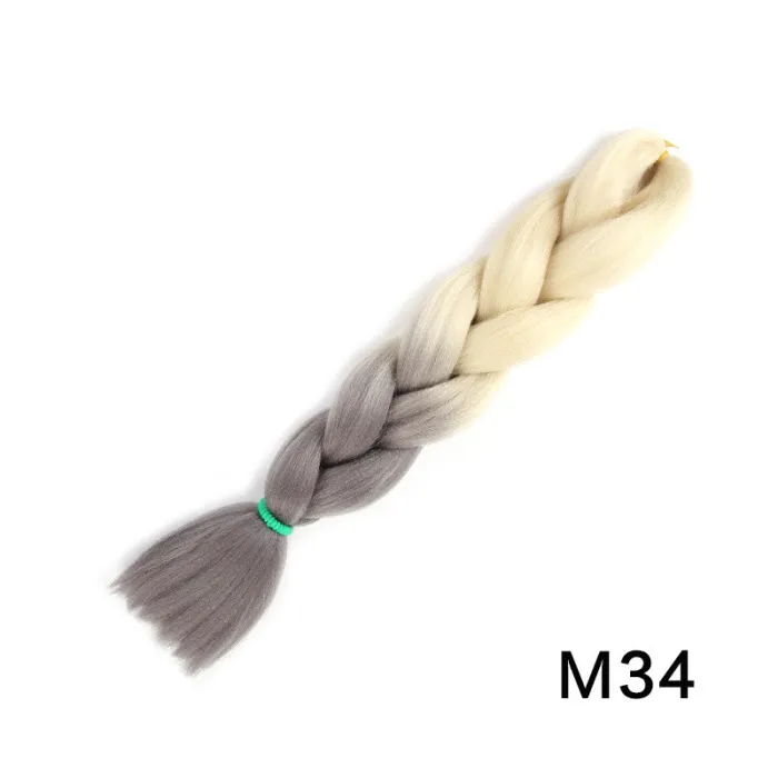 Women High Temperature Chemical Fiber Wig Big Braid