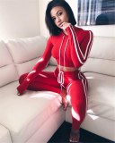 Women Side Striped Hoodies Tracksuits Tracksuit Outfit Outfits Jogging Suit Sports Suit H06778