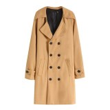 Winter Trench  Men Casual Slim Warm Long Jacket Coats