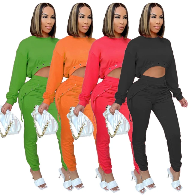 Women Long Sleeve Tracksuits Tracksuit Outfit Outfits Jogging Suit Sports Suit ZK009110