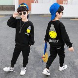 Spring Autumn Boys Two Pcs One Set Tops with Bottom Pants Outfit Outfits