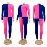 Women Two Pcs One Set Tops With Bottom Pants Outfit Outfits H15869
