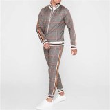 Men 3D-Printed Fitness Zippered Tracksuits Tracksuit Outfit Outfits Jogging Suit Sports Suit TZ-211728