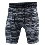 Men's Gyms Muscle Boxer Compression Swimming Short Shorts