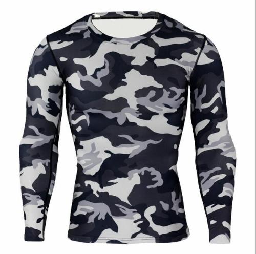 Men's Running Sports Cycling Camouflage Breathable Quick-Drying T-Shirts A-2493104