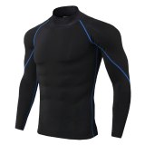 Men's Fitness Running Long-Sleeved T-Shirt Quick-Drying Tops A-2493104