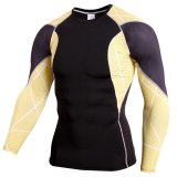 Men Long Sleeve Compression Sports Running Shirt Tops TC129310
