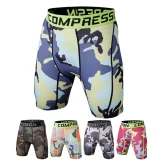 Men's Gyms Muscle Boxer Compression Swimming Short Shorts