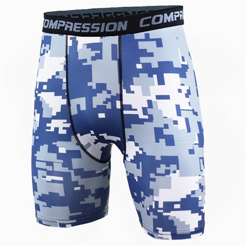 Men's Gyms Muscle Boxer Compression Swimming Short Shorts