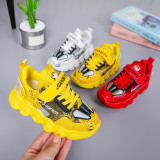 Fashion Children New Hook And Loop Colored Shoes 889910