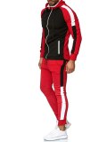 Men Autumn Winter Stripe Tracksuits Tracksuit Outfit Outfits Jogging Suit Sports Suit