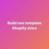 Build Your Own Shopify Store One Template