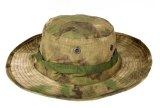 Men Patchwork Style Tactical Round Cotton Hats