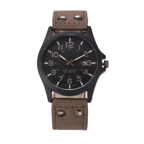 Men Military Quartz Watch Round Dial Casual Analog Watches 222839