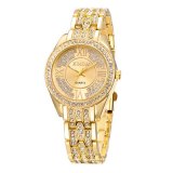 Rose Gold Women's Diamond Design Bracelet Watches 668899