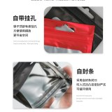 Black Aluminum Zip Lock Resealable Pouch Small Sachets for Food Sample Bags