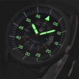 Men's Nylon Band Date Quartz Analog Business Clock Watches 233041