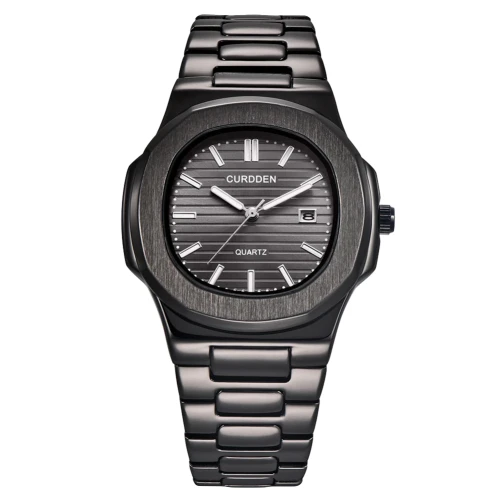 Men Calendar Analog Stainless Steel Wrist Watches