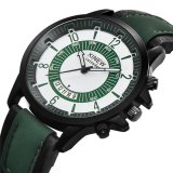 Men Fashion Leather Band Calendar Quartz Wristwatches 2229310