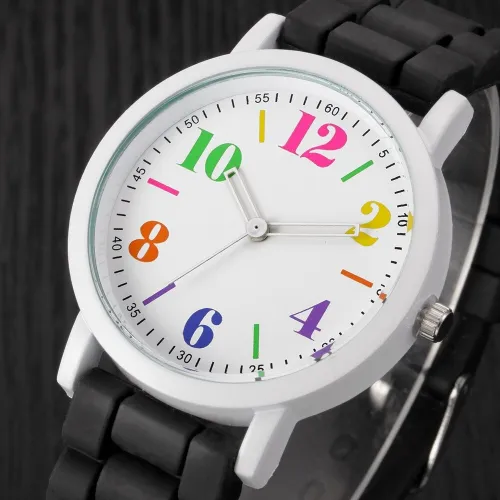 Women Fashion Silicone Young Girl Quartz Watches 102132