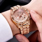 Men Luxury Diamond Fashion Alloy Band Date Business Watches 8839410