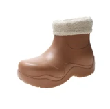 Women New Rubber Walking Waterproof Ankle Rain Short Boots 600819