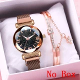 Women Starry Sky Clock Watches Bracelet Set KBG34