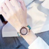 Women Fashion Starry Sky Leather Quartz Bracelet Watches SL0112