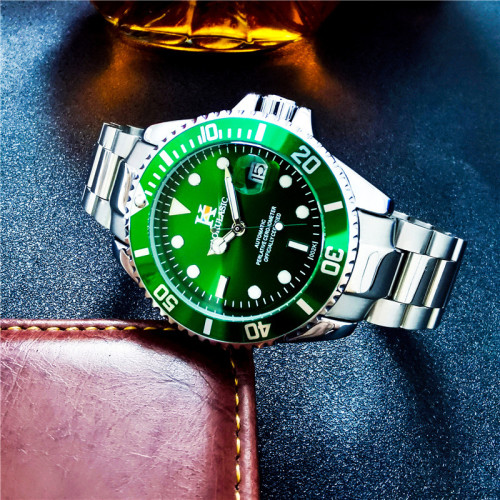Green Water Ghost Men's Automatic Mechanical Waterproof Diving Watches 501021
