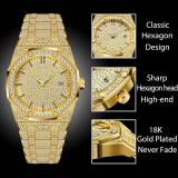 Men Luxury Hip Hop Diamond Iced Out Quartz Watches V294105