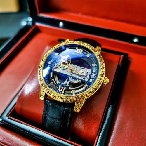 Men's Automatic Self Winding Hollow Mechanical Watches