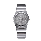Women's 18K Gold Stainless Steel Watchband Quartz Watches v23041