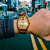Men's  Fully Automatic Hollow Mechanical Watches AGLS-5778-67