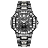 Men Luxury Date Quartz Hip Hop Wrist Waterproof Watches V2991010