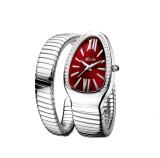 Ladies Personality Snake Head Bracelet Stainless Steel Quartz Watches 26867-12