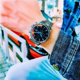 Men Fashion Stainless Steel Sports Calendar Waterproof Watches AGLS-207889