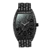 Men Luxury Unique Big Diamond Roman Numerber Quartz Wristwatches V319210