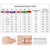 Fashion Two Tone Color Round Copper Women Wedding Finger Rings CR00112-A