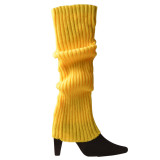 Women Color Wool Knitted Leg Halloween Party Leg Warmers Socks TT00112