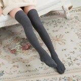 Women Cotton Over Knee High Tube Thick Needle Twist Socks CTW71728