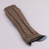 Women Fashion Winter Crochet Knitted Leg Warmers Legging Knee High Socks