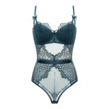 Sexy Women Hollow Out Lace Halter Charming Lingeries Underwear 666778