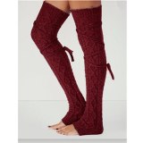 Winter Autumn 8 Colors Knitting Over The Knee Socks WT52031