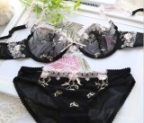 Women Sexy Transparent Lace Push Up Bra Underwear 912637