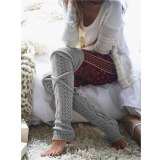 Winter Autumn 8 Colors Knitting Over The Knee Socks WT52031