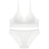 Women Comfortable Breathable Lace Sexy Underwear Bra Set 5079810