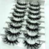 Eyelashes 25mm Long Faux Hair Eyelash 10 pcs Price