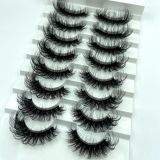 Eyelashes 25mm Long Faux Hair Eyelash 10 pcs Price