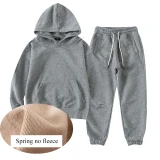 Teen Spring Boys Clothing Set  Winter New Casual Thicken Hoodie Tops Sport Pant 2Pcs Suit for Boys Clothes Kids Outfits 10 Y